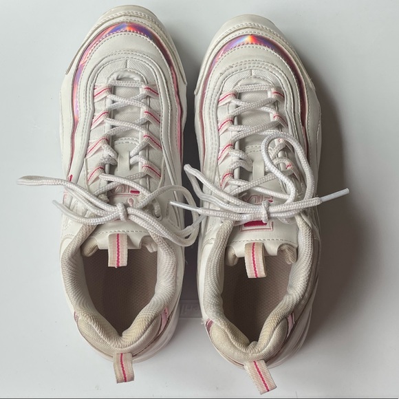Fila Limited Edition Pink Metallic Sneakers - Picture 1 of 4